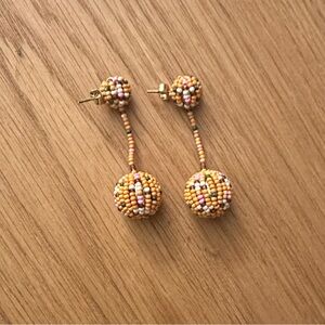 Madewell Beaded Dangle Earrings